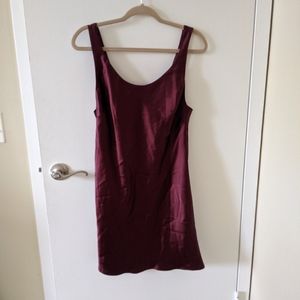 ASOS Maroon Slip Dress